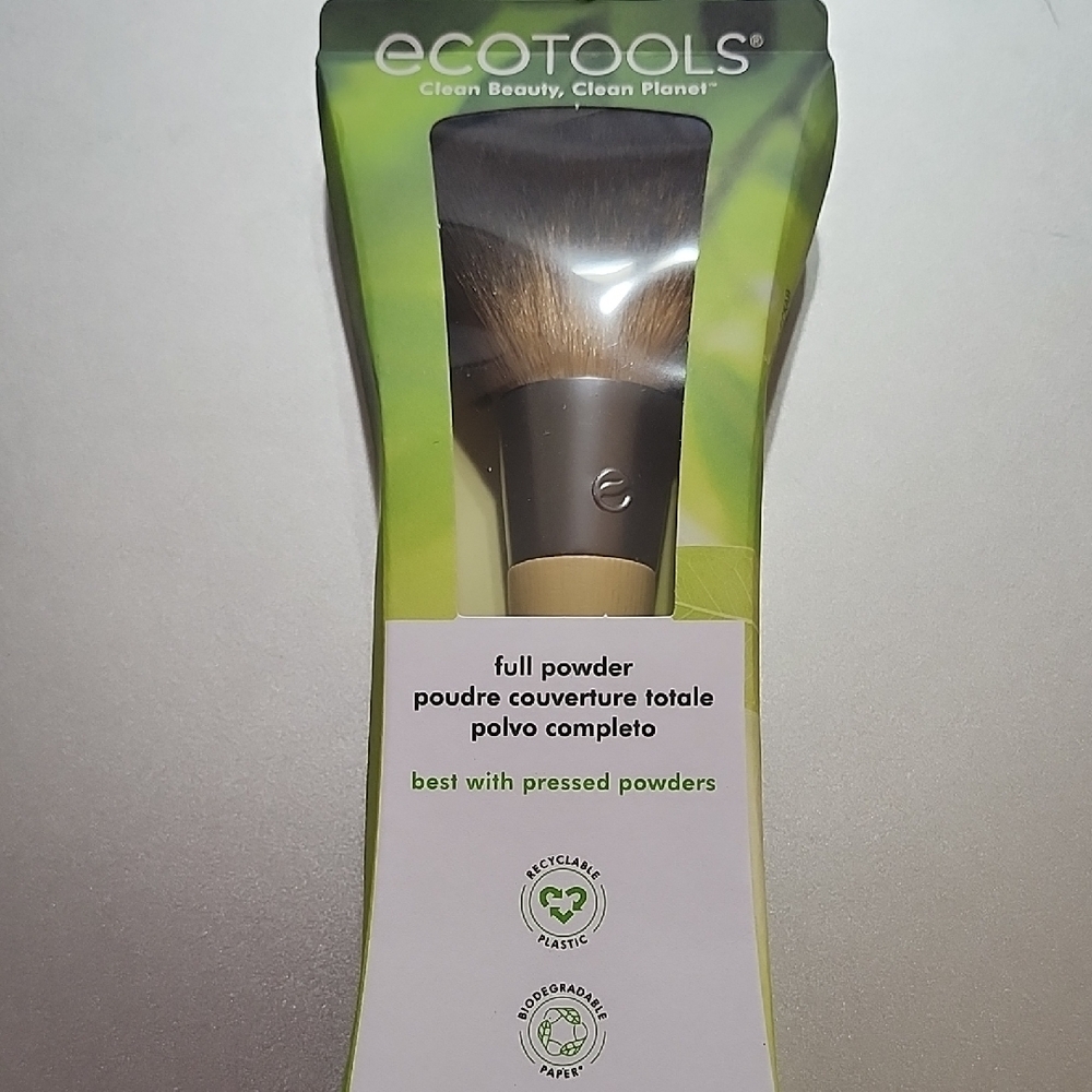 EcoTools Full Powder Brush Clean Beauty Clean Planet from Ulta NEW in box